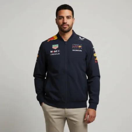 The same jacket worn by a model